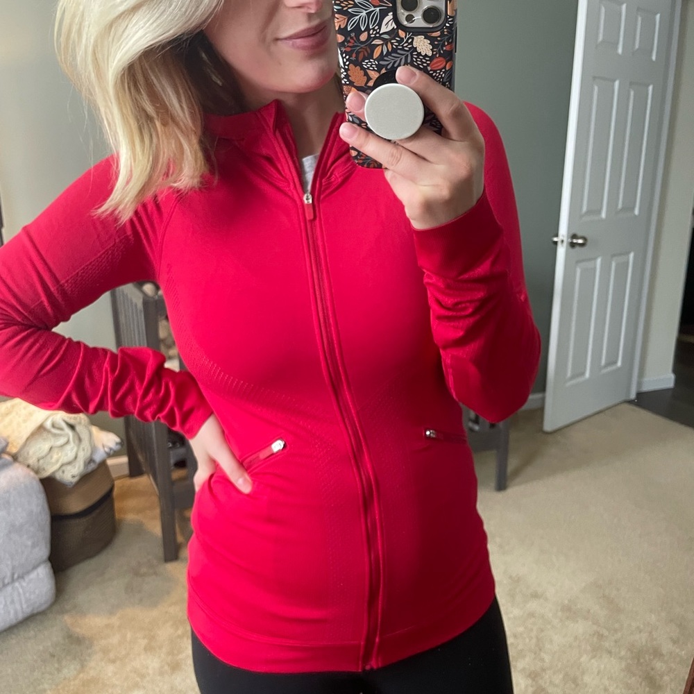 Lululemon Ventilate Jacket Flamenco Red 6